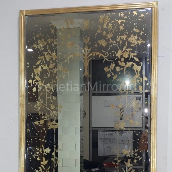 VM 018052 IFEX eglomise gold ocid mirror